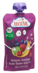 Fruchtbar Fruchtpüree Bio Himbeere Heidelbeere Traube Banane Apfel Hafer Btl 100 g