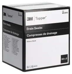 Topper Schlitzkompressen 10x10cm steril 50 Btl 2 Stk