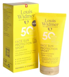 Louis Widmer, Louis Widmer - Face Sun Protection Sport 50 ohne Parfum, 50 ml