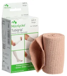 PDM to be maintained, Mölnlycke® Tubigrip Elastische Schlauchbinde E 1 m x 8,75 cm