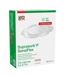 Suprasorb P SensiFlex Multisite border 7.5 x 9.5cm (10 Stk)