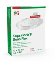 Suprasorb P SensiFlex Multisite border 12 x 15cm (10 Stk)