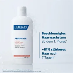 Ducray - ANAPHASE REACTIV Shampoo bei Haarausfall, 200 ml