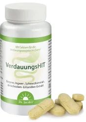 Dr.Jacob's VerdauungsHIT Enzyme Ingwer Schwarzkümmel Artischocke Kamille Moringa