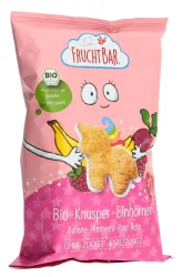 FRUCHTBAR, Fruchtbar Knusper-Einhörner Bio Banane-Himbeere-Rote Bete Btl 30 g