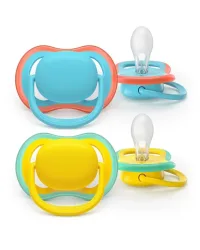 Philips Avent Ultra Air Schnuller +18m Air gelb/türkis