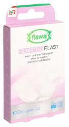 Flawa Sensitive Plast Pflasterstreifen 2 Grössen 10 Stk