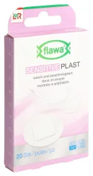 Flawa Sensitive Plast Pflaster 2.2cm rund 20 Stk
