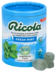 Ricola, Ricola Kräuterbonbons Fresh Mint ohne Zucker mit Stevia Ds 100 g