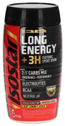 Isostar Long Energy +3H Lemon 570 g Getränkepulver Schwarz, Herren, Größe: 0