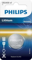 Philips Knopfzelle CR2450 3 V 1 St. Lithium Minicells