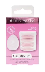 Brushworks Mini Pillow Puffs Box 6 Stk