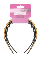 Brushworks Zig Zag Headband Box 3 Stk