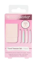 Brushworks Travel Tweezer Set Pastels 4 Stück Box