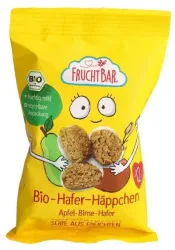 FRUCHTBAR Bio Hafer Häppchen Apfel, Birne, Hafer (40g)