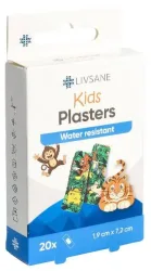 Livsane Kinderpflaster wasserfest 20 Stk