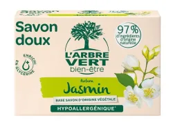 L'arbre Vert ökologische Handseife mit Jasminduft 90 g