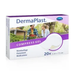 DermaPlast Wundauflage Compress Gel 5x7.5cm (20 Stk)