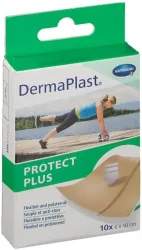 DermaPlast ProtectPlus Schaumpflaster, 6x10cm (10 Stk)