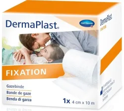 DermaPlast Gazebinde festkantig 4cmx10m (10 Stk)