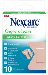 3M Nexcare, 3M Nexcare BANDAGES Fingerpflaster Flexible Comfort 4.45x5.1cm (10 Stk)