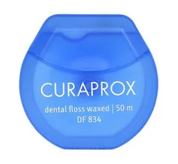 Curaprox DF 834 Zahnseide, gewachst (50m)