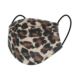TIMASK Einweg-Mundschutz Leopard (20 Stk)