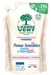 L'ARBRE VERT Öko Handseife Empfindliche Haut Refill (300ml)