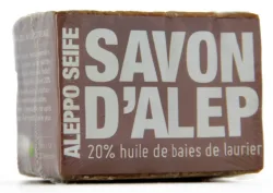 Bionaturis - Aleppo Seife 20% Lorbeer-Öl, Savon d'Alep 20%, 200  g