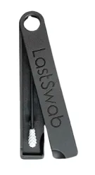 LastSwab Basic Wiederverwendbares Wattestäbchen Schwarz (1 Stk)