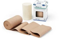 Rhena Star Elastische Binden 8cmx5m hautfarben offen (10 Stk)