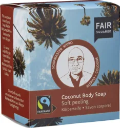 FAIR SQUARED Coconut Body Soap Soft peeling (2x80g)