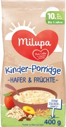 Milupa Kinder-Porridge mit Hafer und Früchten 10M (400g)