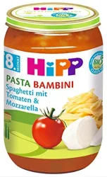 Hipp PASTA BAMBINI Spaghetti Mit Tomaten und Mozzarella (220g)