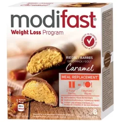 modifast Weight Loss Programm Riegel Caramel (6x31g)
