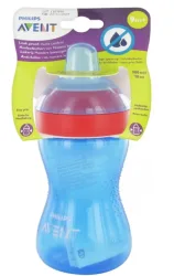 Avent - Trinklernflasche, 9M, Blau