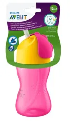 Trinklernbecher mit Strohhalm, SCF798/02, 300ml, 12-18M