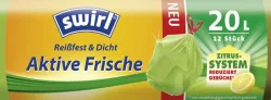 Swirl Müllbeutel Aktive Frische 12 Stück 13 x 5 x 5 cm
