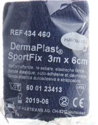 DermaPlast SportFix 6cmx4m, blau (1 Stk)