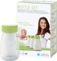 ARDO BOTTLE SET Flaschen Muttermilch 3 Stk