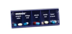 Anabox Medidispenser 1 Tag blau (1 Stk)