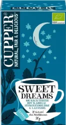 Cupper Sweet Dreams Kräutertee Kamille Melisse Bio (20 Stk)