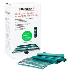 TheraBand Übungsband Dispenser Box, 30x1.50m, grün (30 Stk)