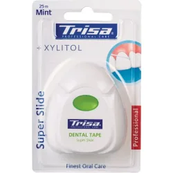 Trisa, TRISA Zahnseide 25m Super Slide mit Xylit