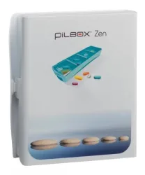 PILBOX Zen Wochenspender auf Deutsch & Französisch (1 Stk)