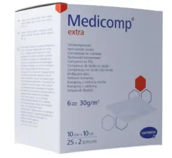 Medicomp Extra 6 fach S30 10x10cm unsteril (100 Stk)
