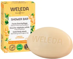 Weleda - Feste Duschpflege Ginger + Petitgrain, 75 g