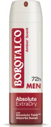 Borotalco Men Deo Spray Absolute ExtraDry Amber (150ml)