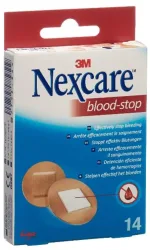 3M Nexcare blood-stop Pflaster rund (14 Stk)