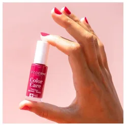 PODERM - Nagelpilz - Nagellack ROSENROT Teebaum - Swiss Made, 8 ml, Dunkelrosa